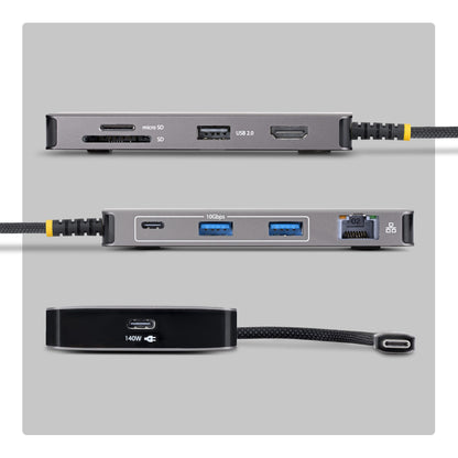 StarTech.com Multiport Adapter 60Hz USB-C Docking Station 140W