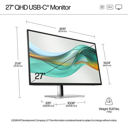 HP Series 5 Pro 527pu 27" QHD IPS 100Hz Monitor