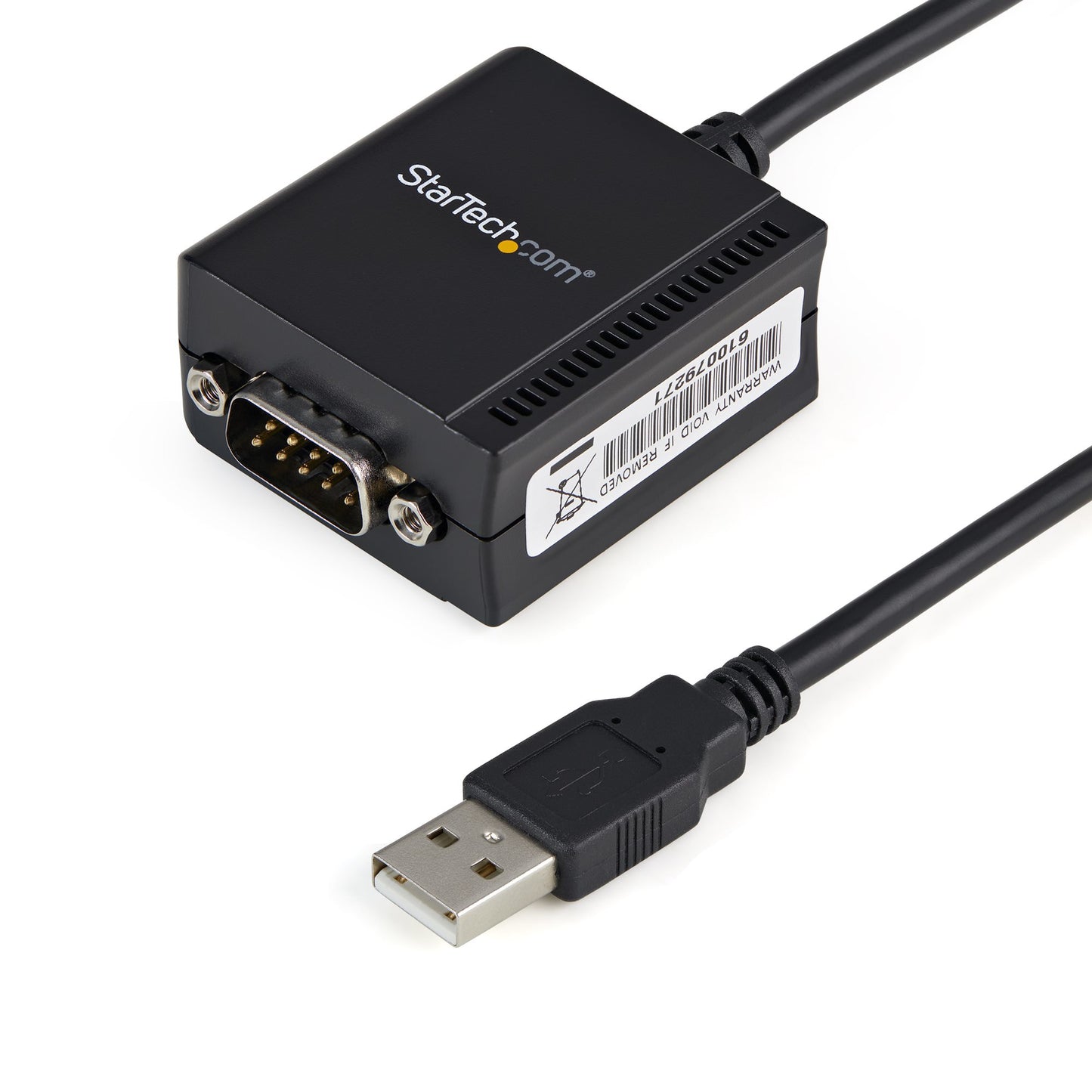 StarTech.com 6ft (1.8m) 1-Port FTDI USB to Serial RS232 Adapter Cable with COM