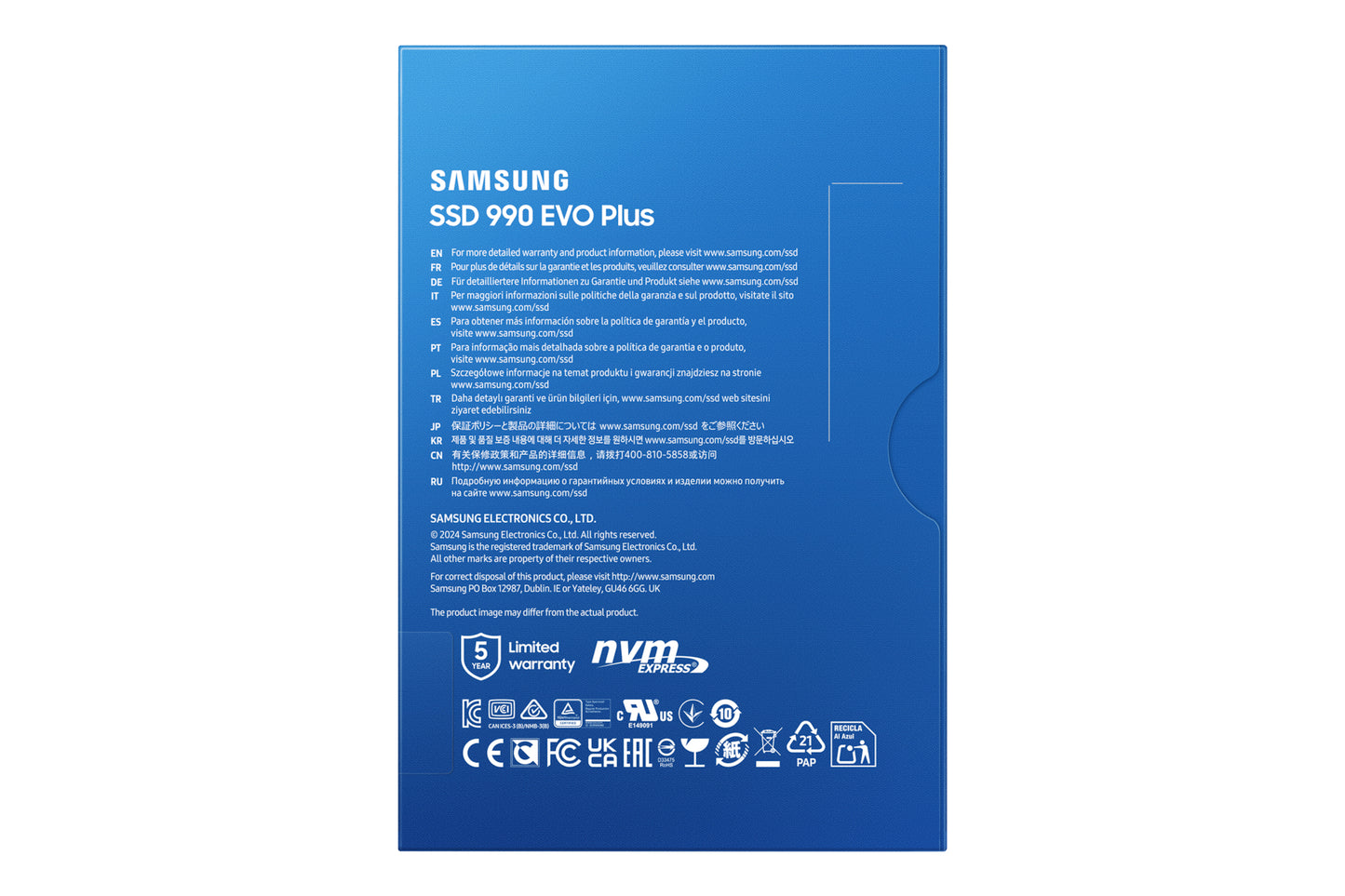 Samsung MZ-V9S4T0BW 4TB M.2 NVMe PCIe Gen4 SSD