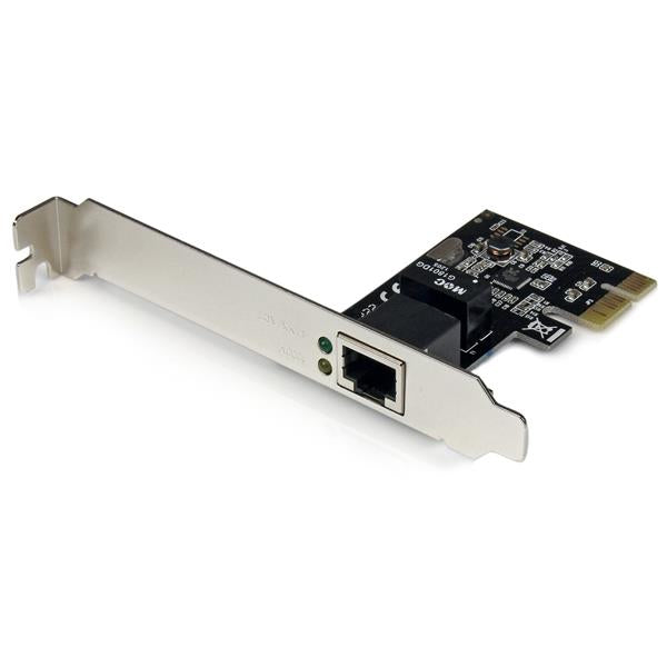 StarTech.com 1 Port PCI Express PCIe Gigabit Network Server Adapter NIC Card - Dual