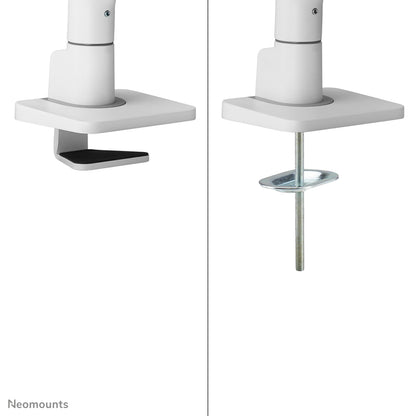 Neomounts DS70S-950WH1 Monitor arm 17-49" - gas spring - Topfix - 180°-stop