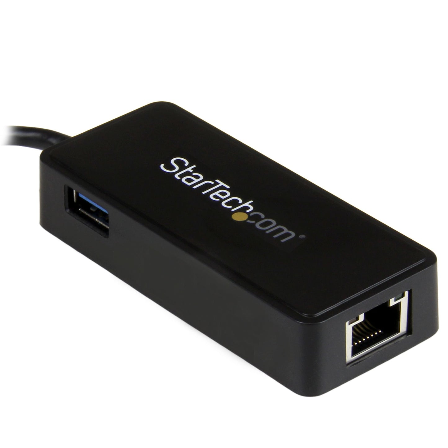 StarTech.com USB-C to Gigabit Network Adapter with Extra USB 3.0 Port - Black