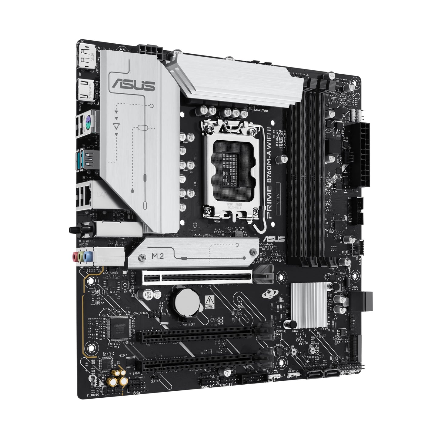 ASUS PRIME B760M-A WIFI II Intel B760 LGA 1700 micro ATX Motherboard