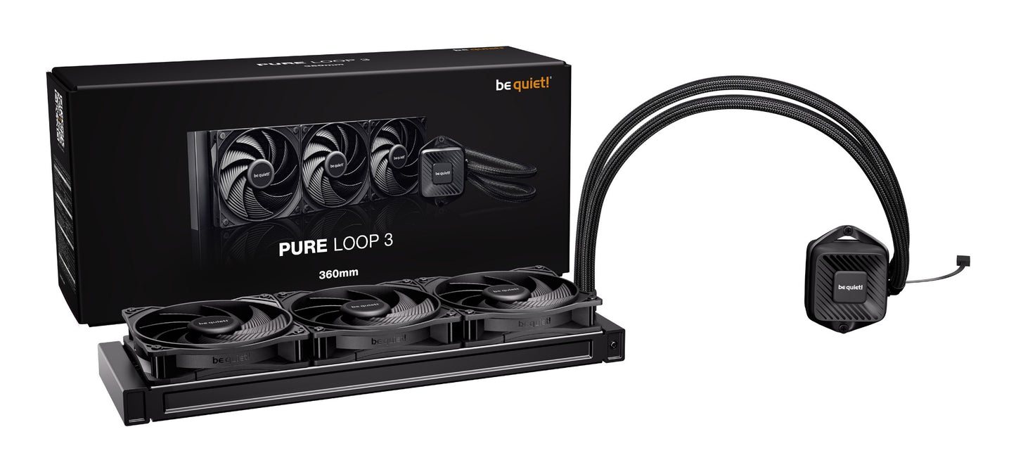 be quiet! PURE LOOP 3 Processor All-in-one liquid cooler 12 cm Black 1 pc(s) Cooling
