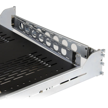 StarTech.com 2U Vented Sliding Server Rack Shelf w/ Cable Management Arm - 27.7 to