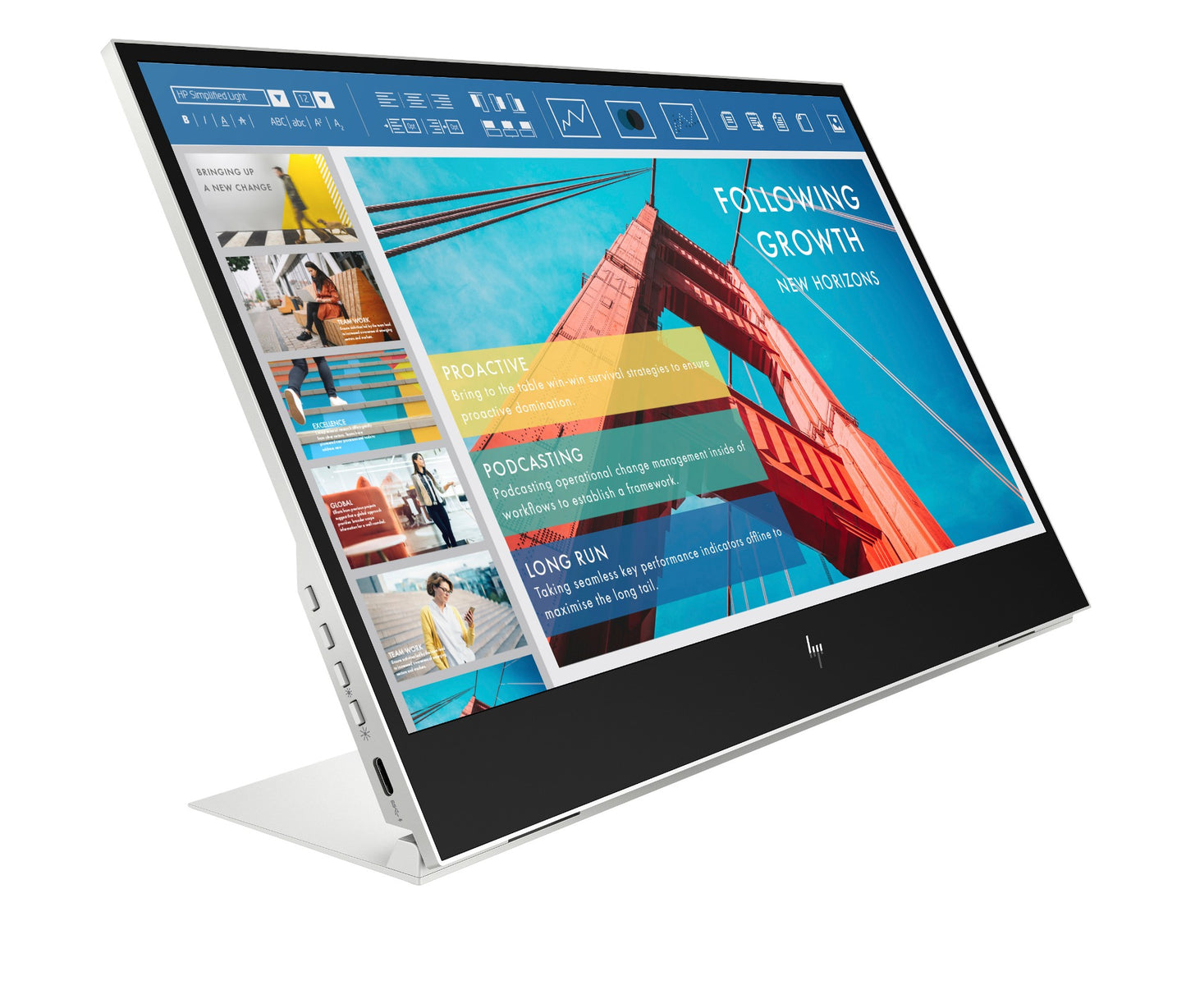 HP E-Series E14 G4 Portable 14" Full HD IPS Monitor