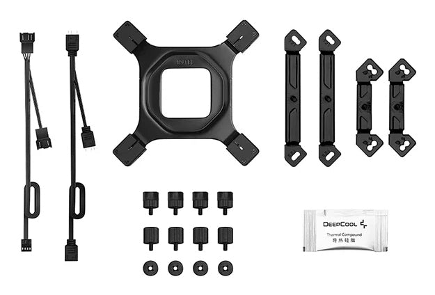 DeepCool AG620 BK ARGB V2 Chipset, Motherboard Air cooler 12 cm Black 1 pc(s) Cooling