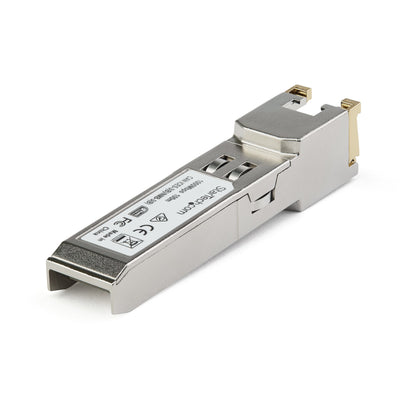StarTech.com Cisco GLC-TE Compatible Module - 1000BASE-T Copper Industrial Gigabit Ethernet Transceiver - SFP to RJ45 Cat6/Cat5e 100m Extended Temp - Cisco Firepower, IE 2000, C9500, C2960 Networking