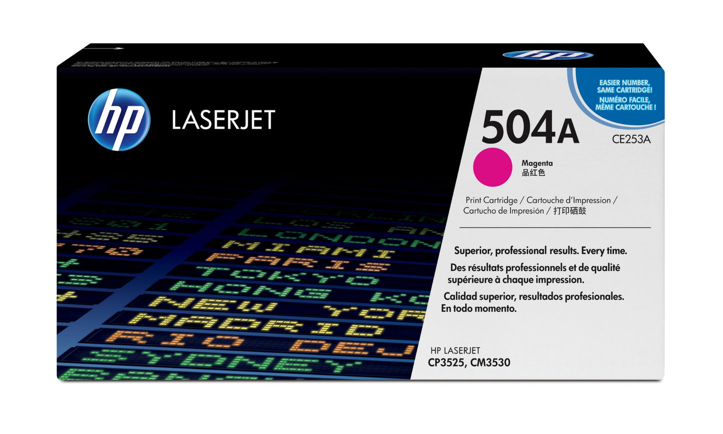 HP CE253A/504A Magenta Toner Cartridge (7K pages, HP CLJ CP 3525)