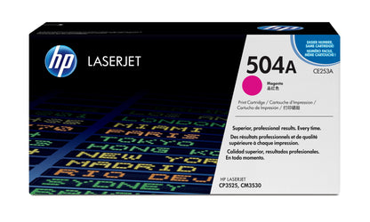HP CE253A/504A Magenta Toner Cartridge (7K pages, HP CLJ CP 3525)