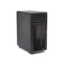 StarTech.com 25U Enterprise-Grade Flat Pack Server Rack Cabinet, 19in Enclosed