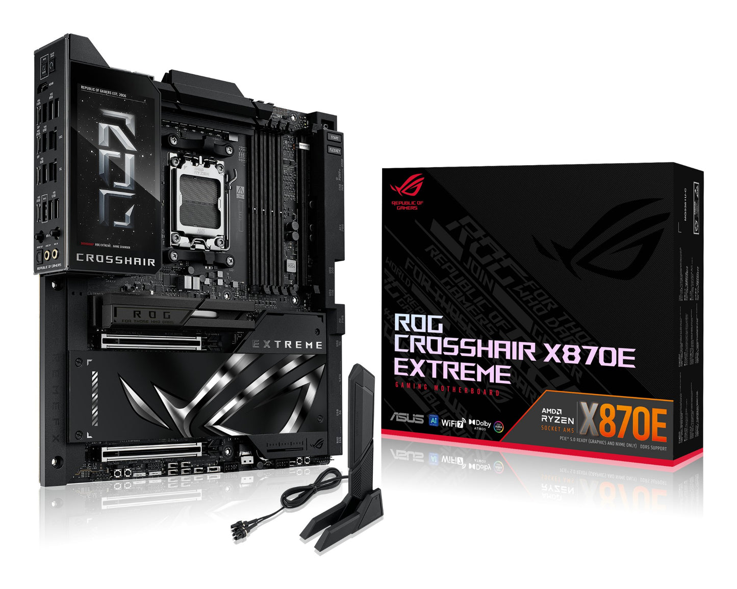 ASUS ROG CROSSHAIR X870E EXTREME AMD X870E Socket AM5 Extended ATX Motherboard