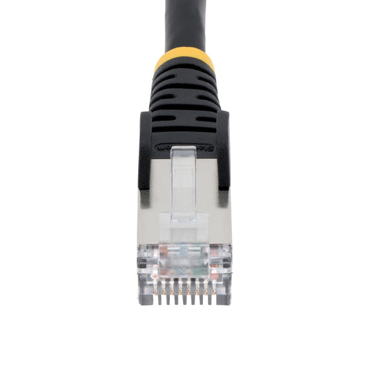 StarTech.com 5m CAT6a Ethernet Cable - Black - Low Smoke Zero Halogen (LSZH) - 10GbE