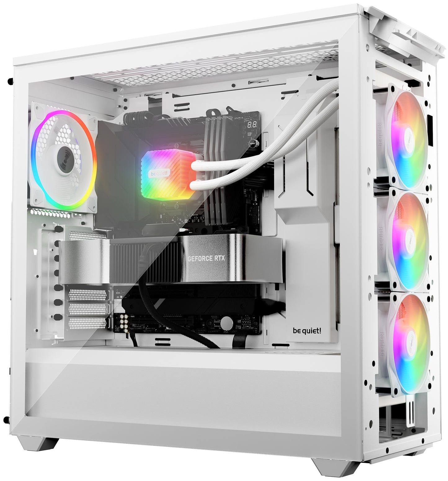 be quiet! LIGHT LOOP 360mm White Processor All-in-one liquid cooler 12 cm 1 pc(s) Cooling