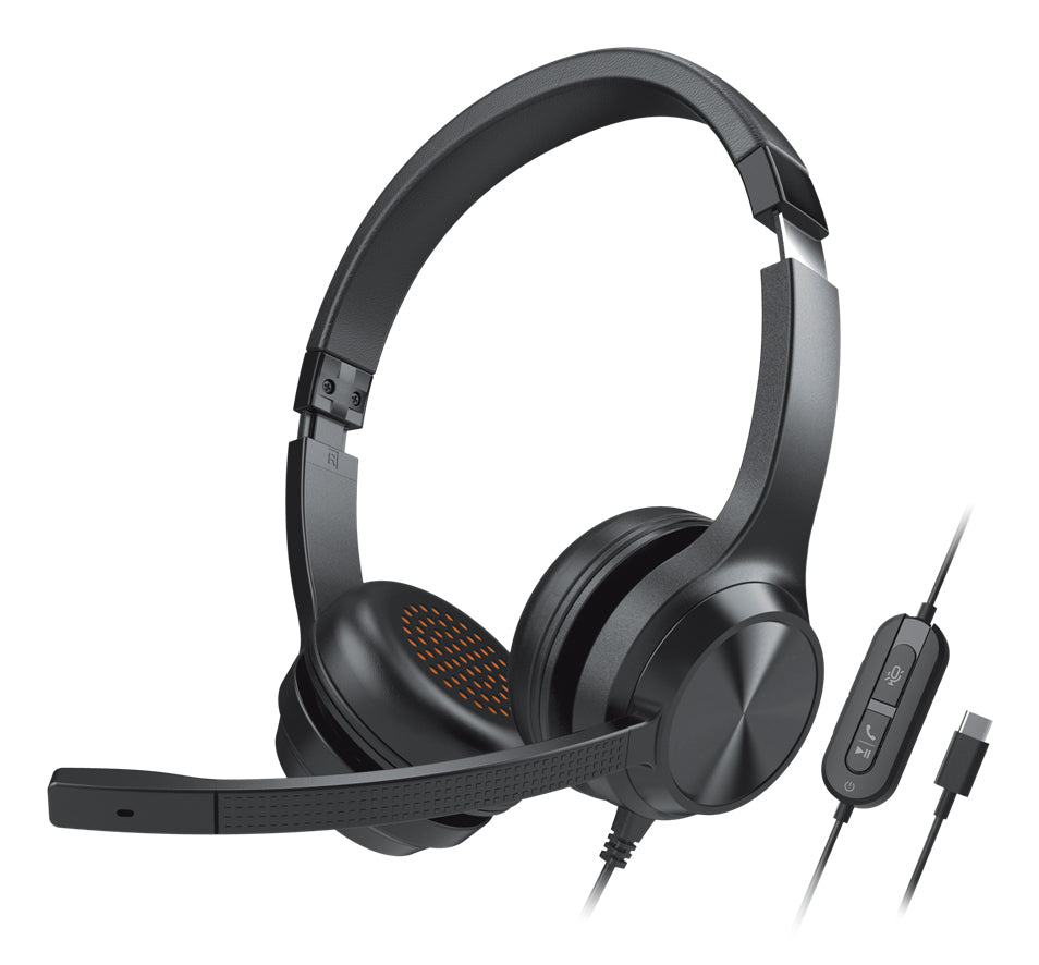 Creative Labs Chat USB Headset Wired Head-band Office/Call center USB Type-C Black