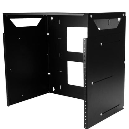 StarTech.com 2-Post 8U Open Frame Wall Mount Network Rack with Built-in Shelf, Wall