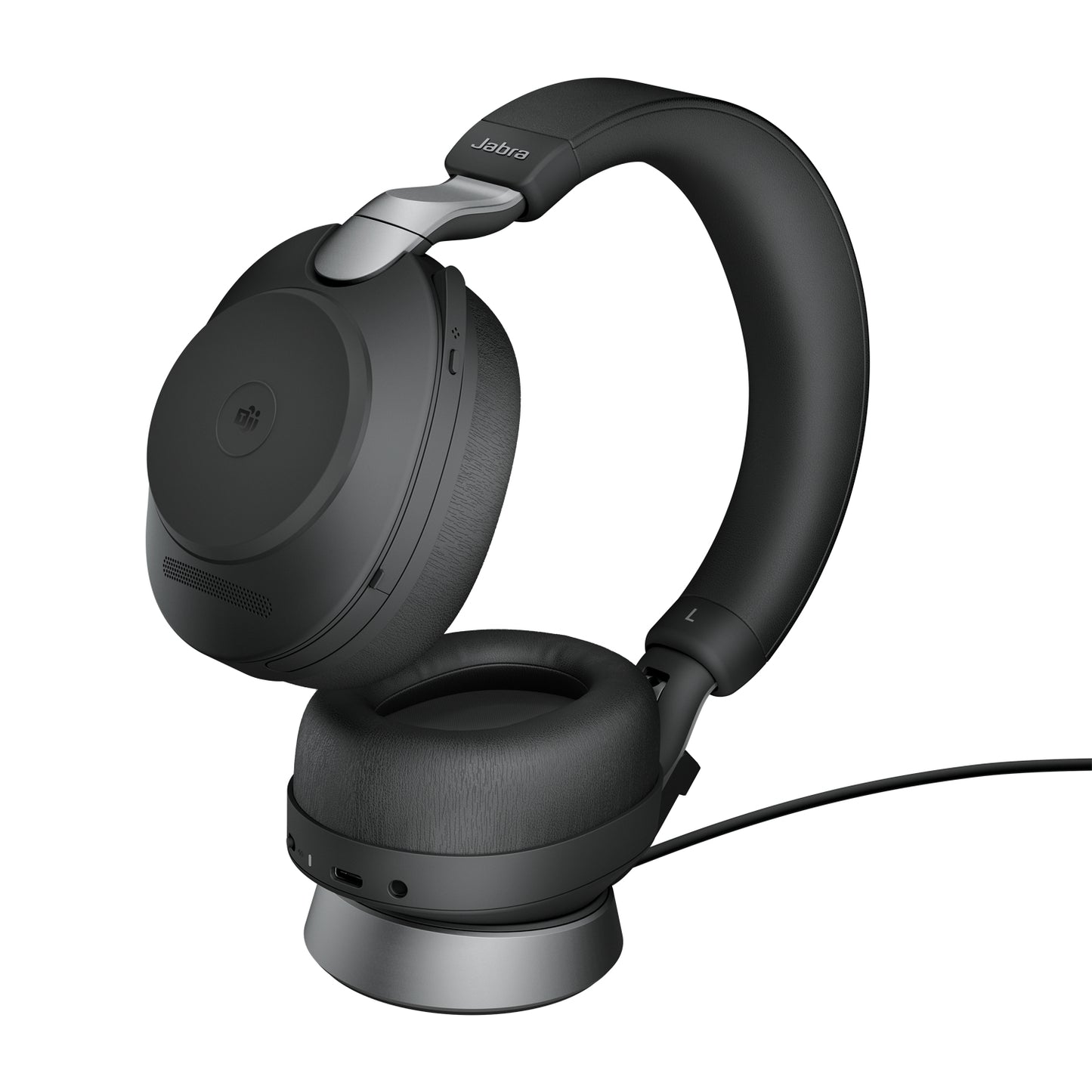Jabra Evolve2 85 - Link380a MS Stereo Stand, Black Headset