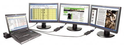 Lenovo USB 3.0 - DVI/VGA USB graphics adapter 2048 x 1152 pixels Black Hub