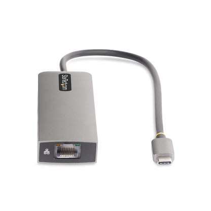 StarTech.com 3-Port Hub Ethernet USB-C Docking Station 100W
