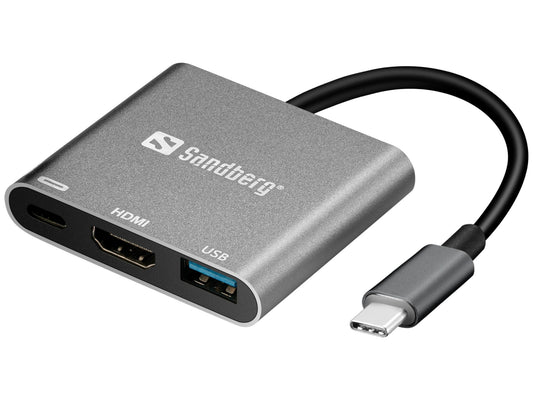 Sandberg USB-C Mini Dock HDMI+USB Hub