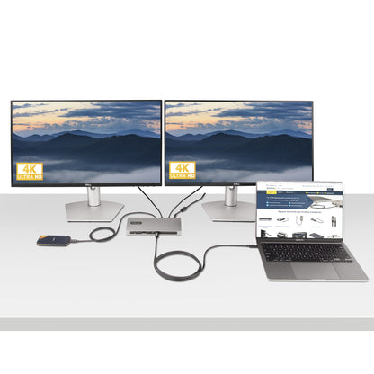 StarTech.com 6.6ft (2m) Active Thunderbolt 4 Cable, 40Gbps, 100W Power Delivery