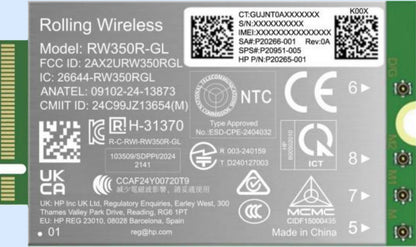 HP 4G LTE-Advanced Pro Cat19 WWAN interface cards/adapter Internal Hub
