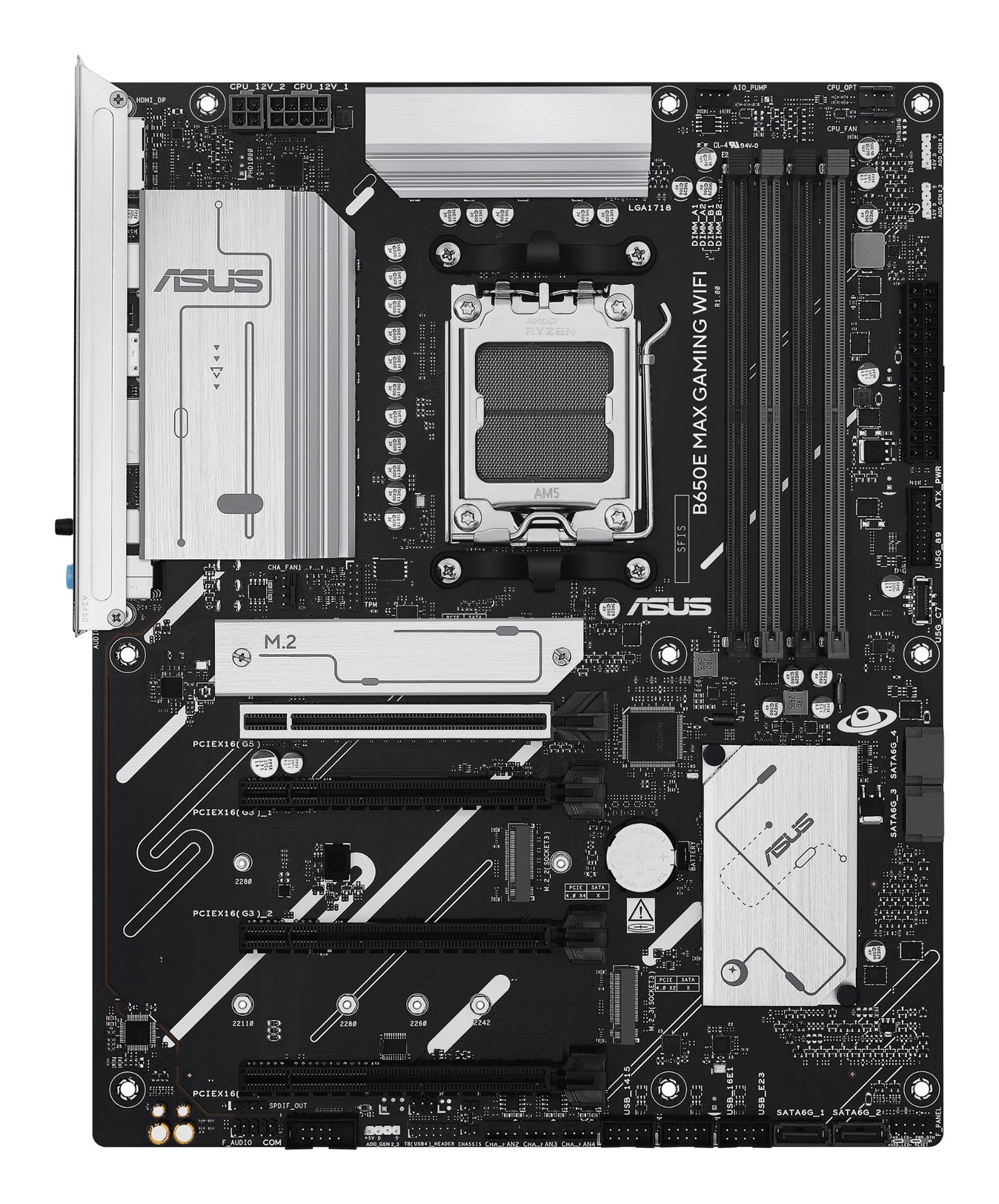 ASUS B650E MAX GAMING WIFI AMD B650 Socket AM5 ATX Motherboard