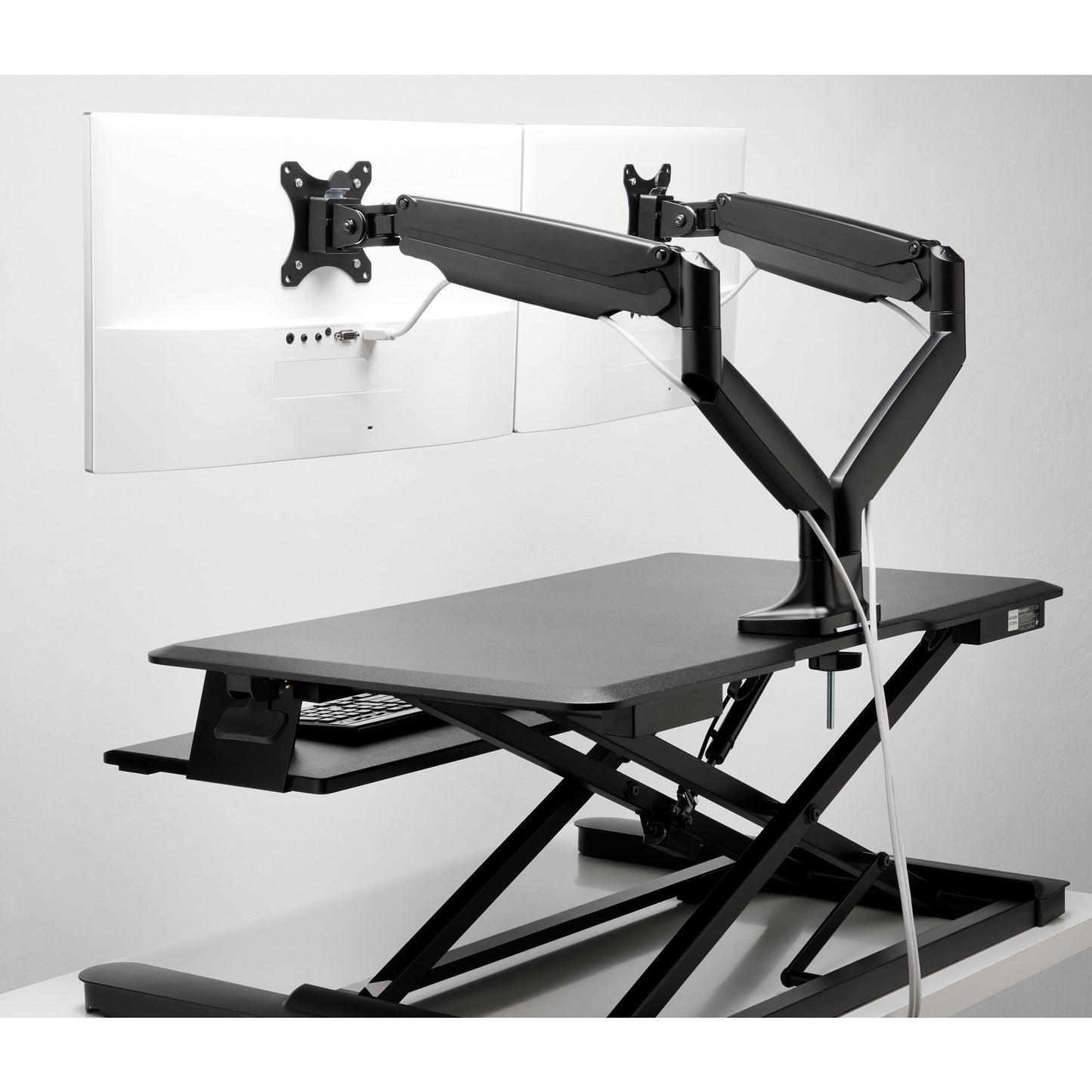 Kensington SmartFit One-Touch Height-Adjustable Dual Monitor Arm Mount