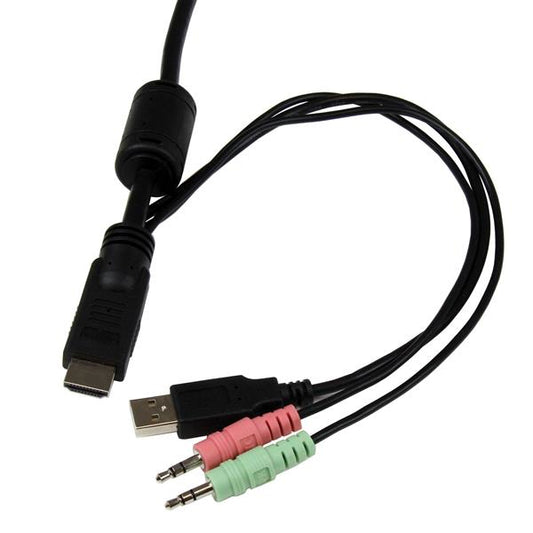 StarTech.com 2 Port USB HDMI Cable KVM Switch with Audio and Remote Switch – USB