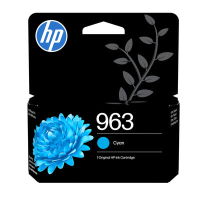 HP 3JA23AE/963 Cyan Ink Cartridge (700 pages)