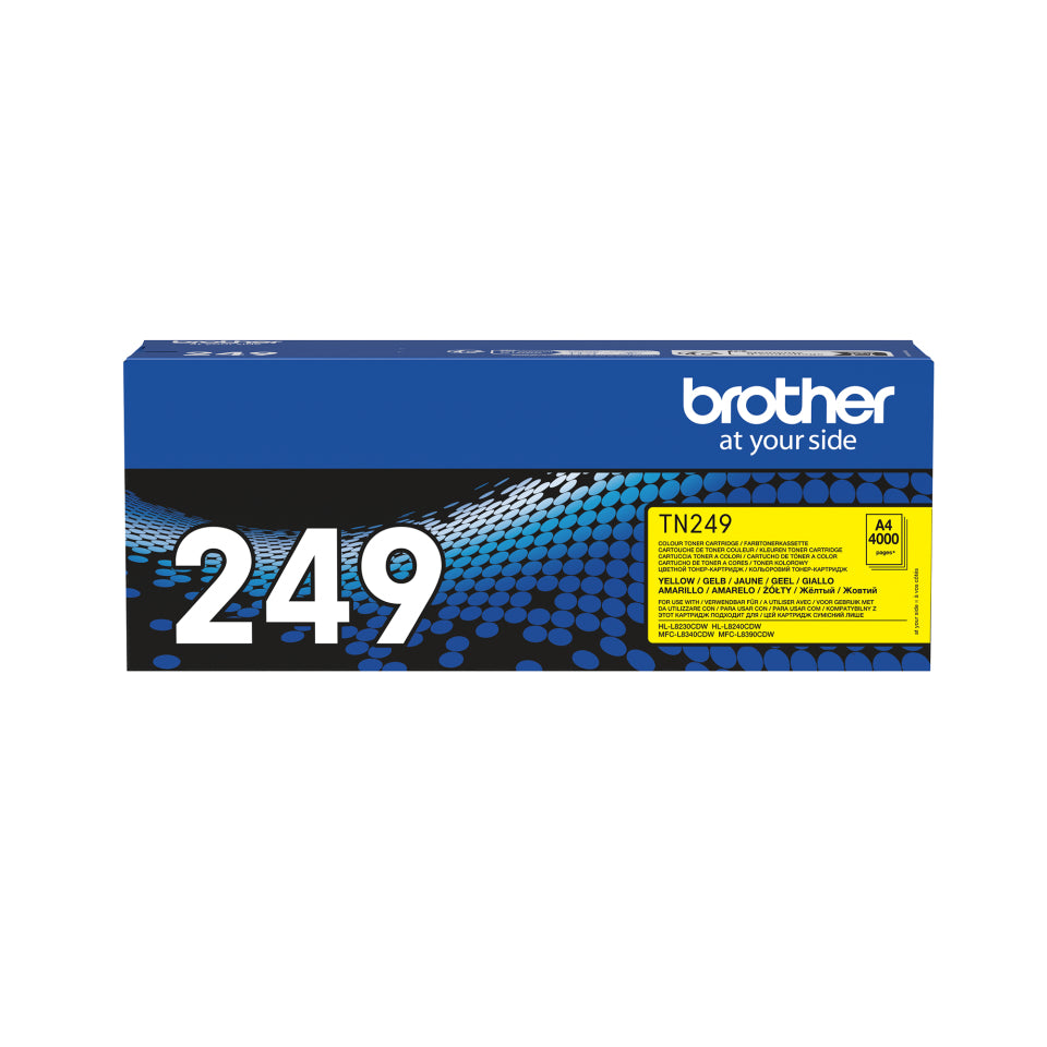 Brother TN-249Y Yellow Toner Cartridge (4K pages)
