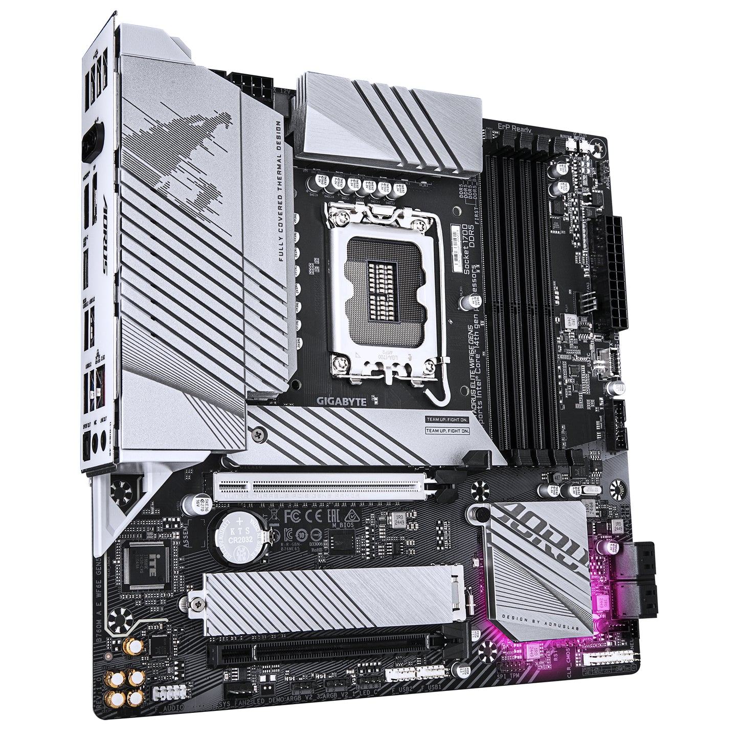 Gigabyte B760M AORUS ELITE WIFI6E GEN5 Motherboard - Supports 14th Gen. Intel Core