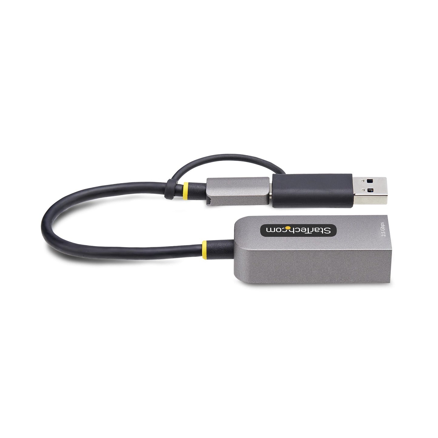 StarTech.com 2.5GbE USB-C to Ethernet Adapter with USB-A Converter, NBASE-T NIC, USB