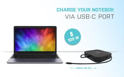 i-tec Display Power Delivery USB-C Docking Station 100W