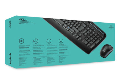 Logitech MK330 Wireless Keyboard & Mouse Combo