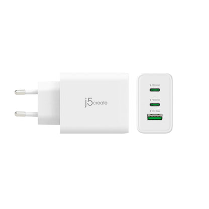 j5create JUP3365E-EN 65W GaN USB-C® 3-Port Charger