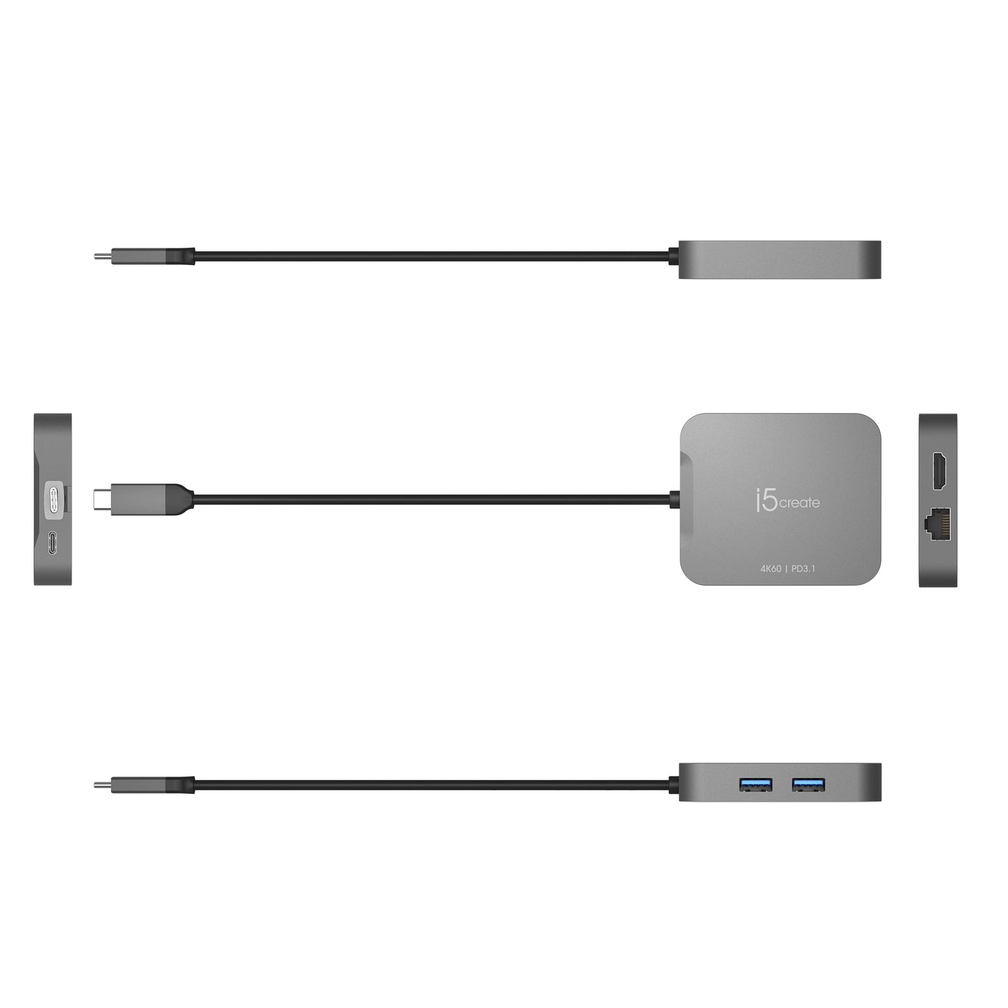 j5create JCD3191 4K60 Elite USB-C Docking Station