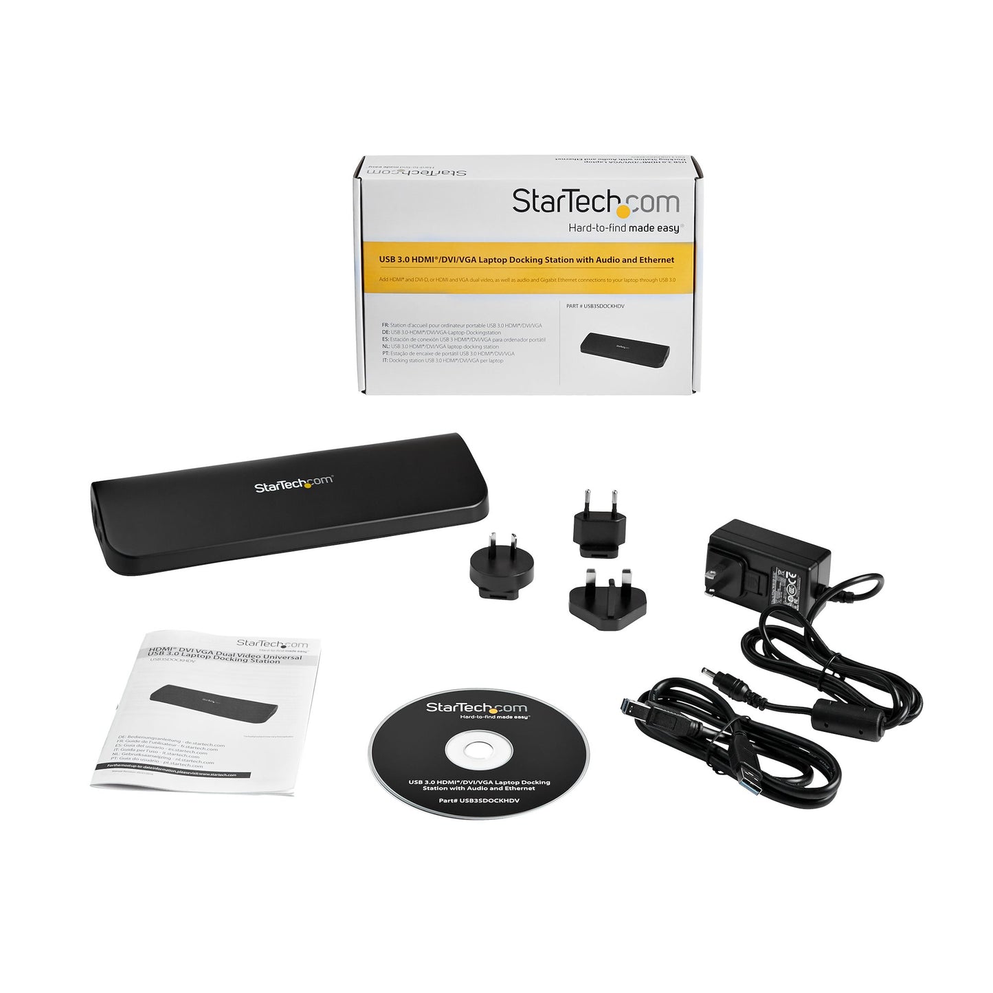StarTech.com Monitor HDMI/DVI/VGA USB Docking Station
