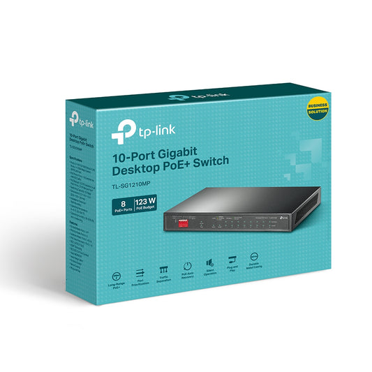 TP-LINK TL-SG1210MP network switch PoE