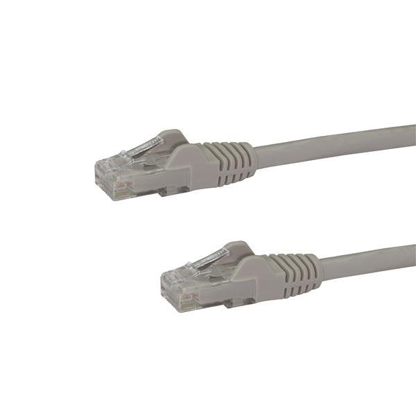 StarTech.com 15m CAT6 Ethernet Cable - Grey CAT 6 Gigabit Ethernet Wire -250MHz 100W