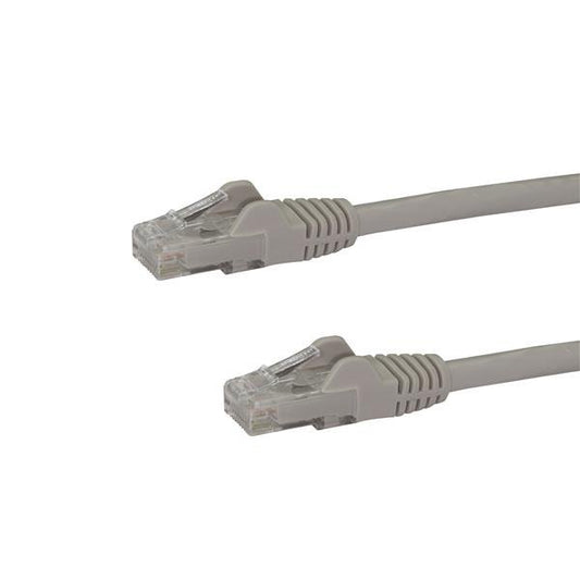 StarTech.com 15m CAT6 Ethernet Cable - Grey CAT 6 Gigabit Ethernet Wire -250MHz 100W