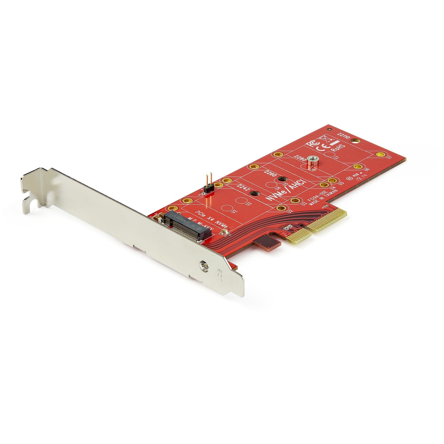 StarTech.com x4 PCI Express 3.0 to M.2 PCIe NVMe SSD Adapter - TAA Hub