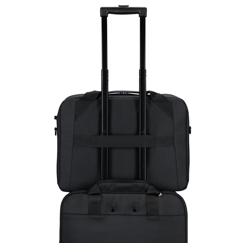 Targus EcoSmart 45.7 cm (18") Briefcase Black, Red Laptop Bag