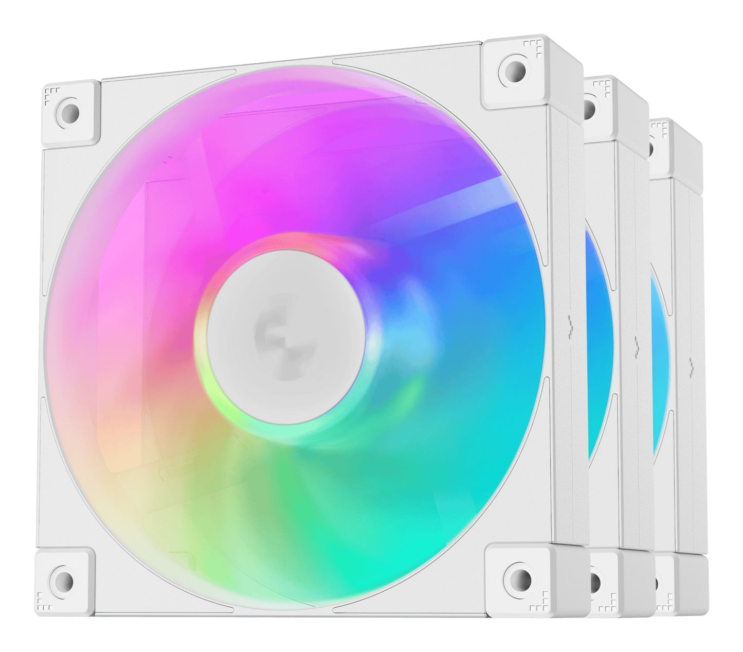 DeepCool FD12 ARGB WH-3 in 1 Computer case Fan 12 cm White 3 pc(s) Cooling