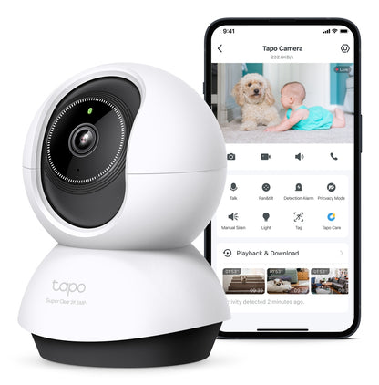TP-LINK Tapo TC74 security camera Bulb IP security camera Indoor 2880 x 1620 pixels