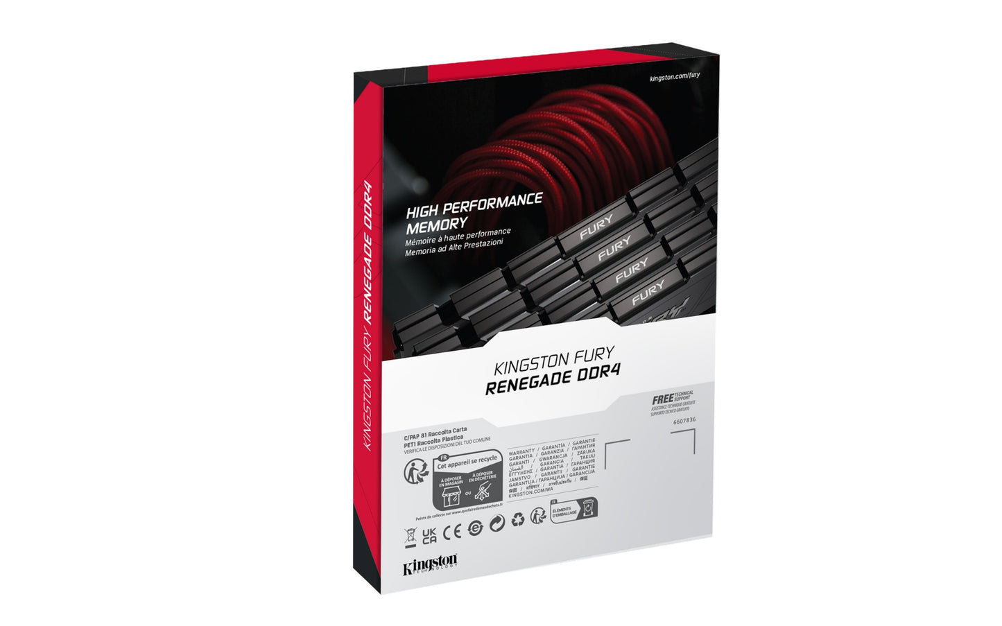 Kingston Technology FURY 256GB DDR4 3200MT/s CL16 Desktop RAM