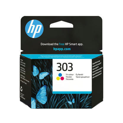 HP T6N01AE/303 Color Ink Cartridge (165 pages, HP Envy Photo 6230)