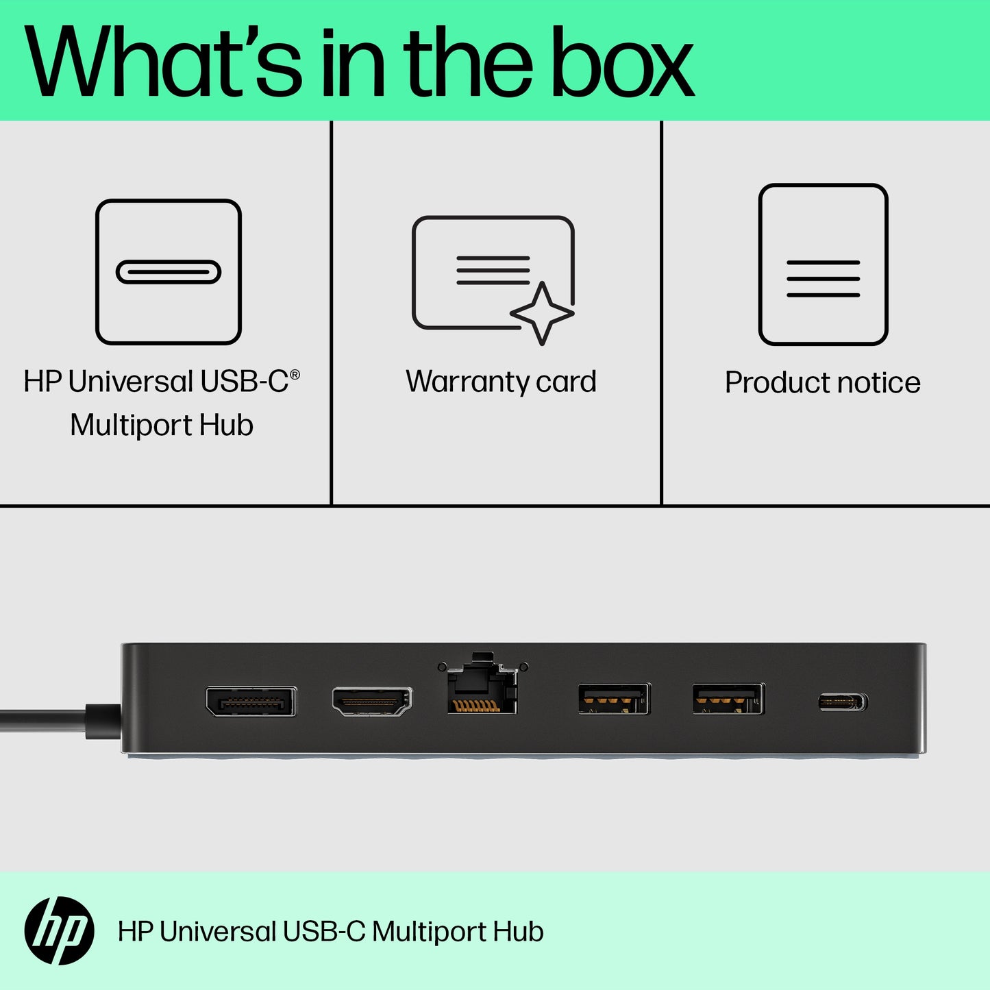 HP Universal Multiport Hub USB-C Docking Station