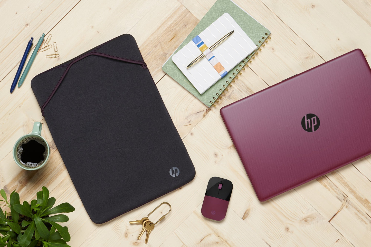 HP Reversible Protective 15.6-inch Mauve Laptop Sleeve Laptop Bag
